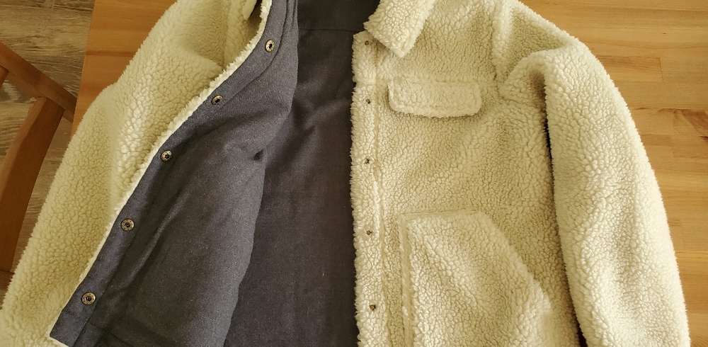 Toad & Co fuzzy coat, Like New, size Small